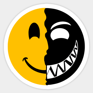 Pyscho Emoticon Sticker